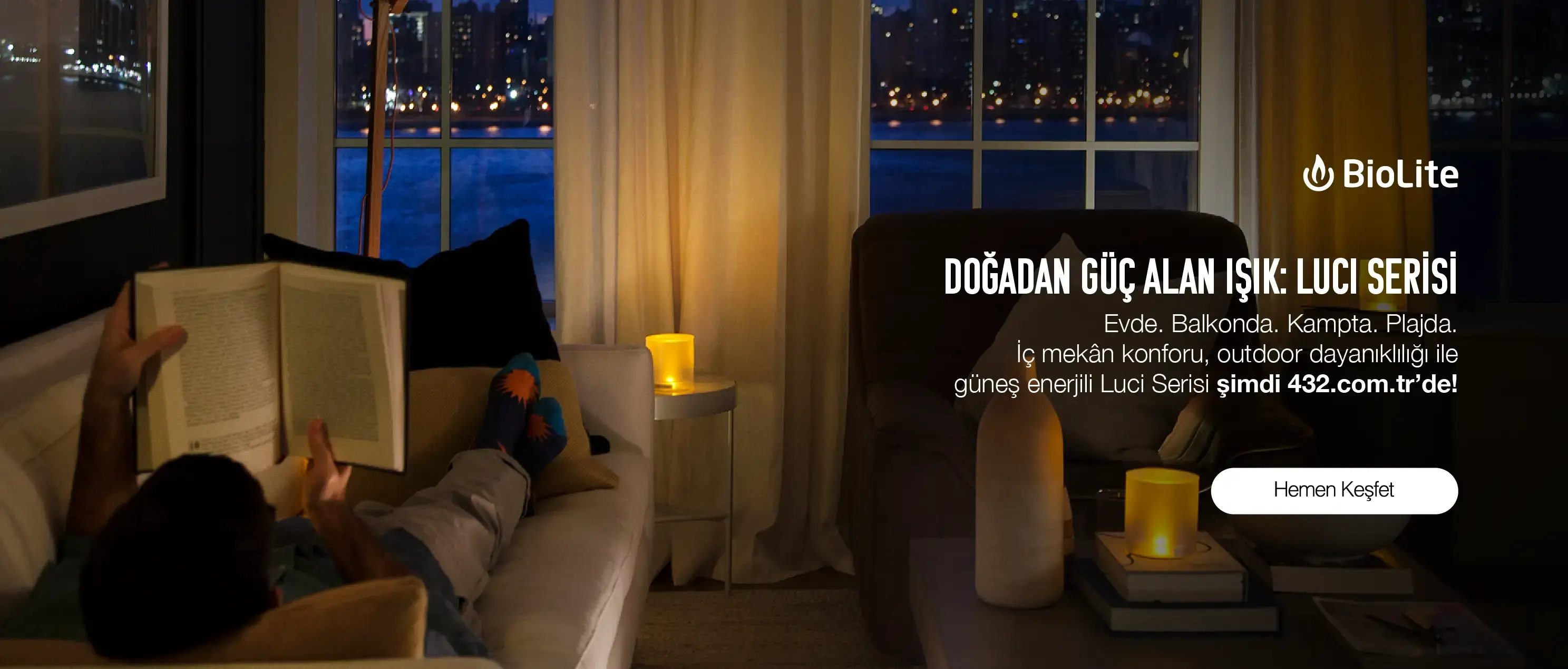 BILOTE luci candle Banner2