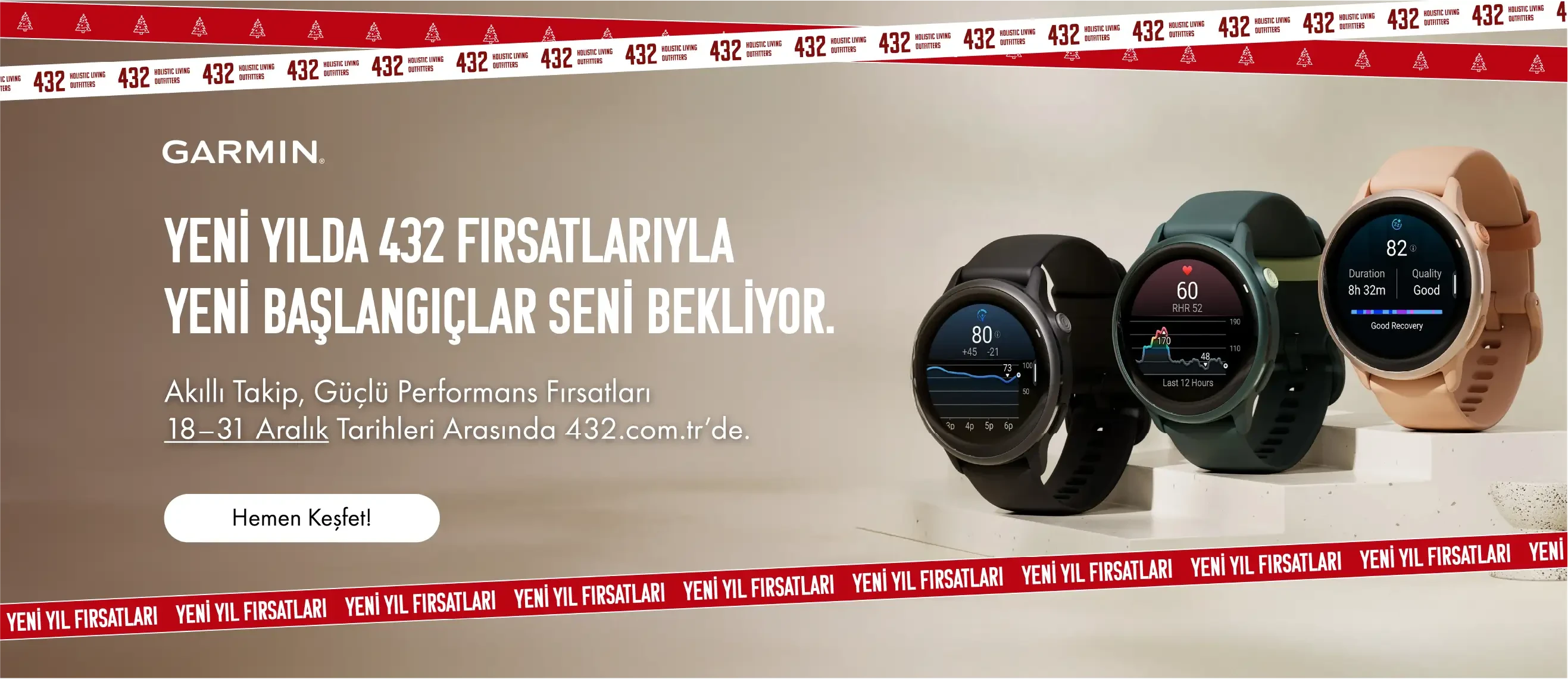 Garmin yılbaşı Banner