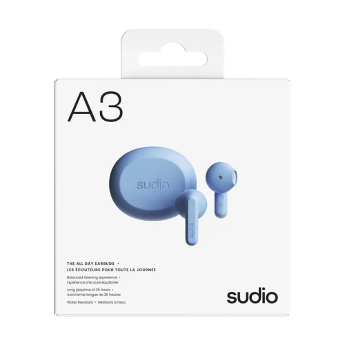 A3 Kablosuz (True Wireless) Kulak İçi Kulaklık | Misty Blue - 6