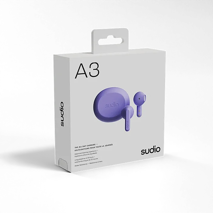 A3 Kablosuz (True Wireless) Kulak İçi Kulaklık | Soft Purple - 5