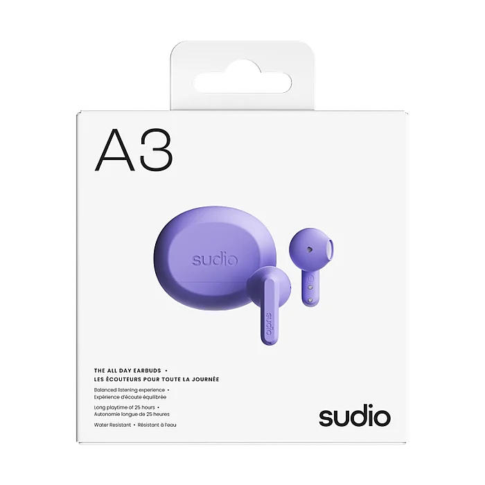 A3 Kablosuz (True Wireless) Kulak İçi Kulaklık | Soft Purple - 6