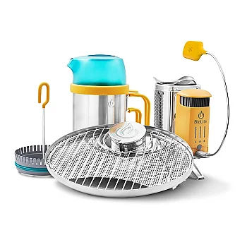 CampStove Complete Cook Kit Elektrik Üreten Odunlu Kamp Pişirme Seti - BioLite