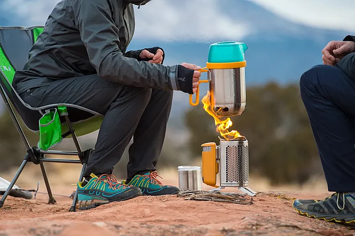 CampStove Complete Cook Kit Elektrik Üreten Odunlu Kamp Pişirme Seti - 2