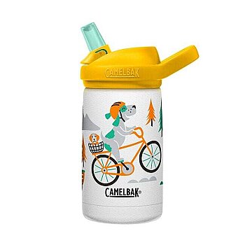 Eddy®+ Çocuk Matara 350 ml - BİSİKLETLİ KÖPEK - CAMELBAK