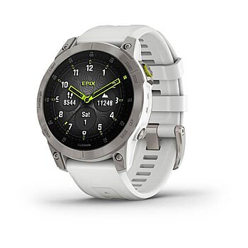 Epix Gen 2 Sapphire Edition 47 mm Akıllı Saat - White Titanium - 4