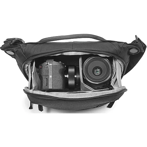 Everyday Sling 3L V2 Fonksiyonel Omuz Çantası - Black - 4