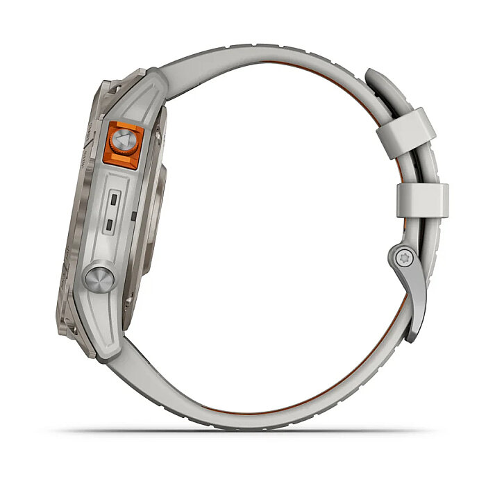 Fenix 7X Pro Sapphire Solar Edition 51 mm Akıllı Saat - Fog Gray/Ember Orange - 3