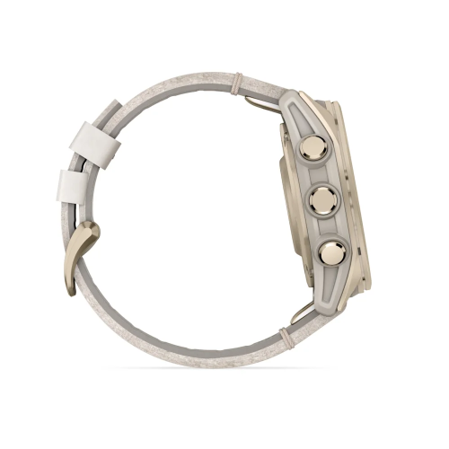 fenix 8 - 43mm, AMOLED Sapphire, Soft Gold ve Kireçtaşı Deri Kayışlı - 6