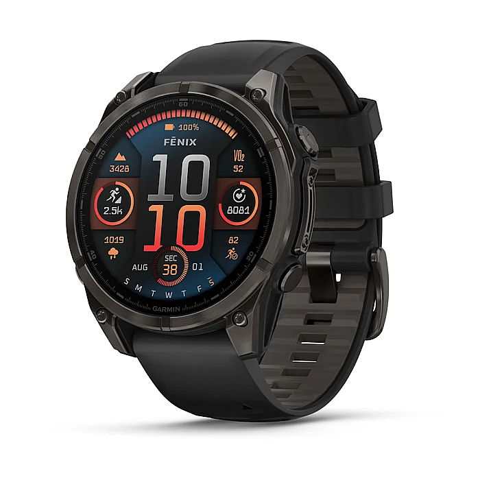 Fenix 8 Sapphire AMOLED 47 mm GPS Akıllı Saat - Black/Pebble Gray - 2