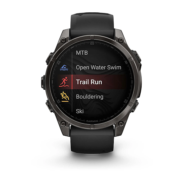 Fenix 8 Sapphire AMOLED 47 mm GPS Akıllı Saat - Black/Pebble Gray - 6