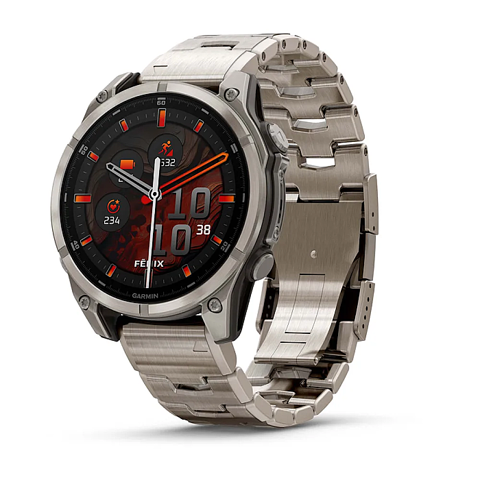 Fenix 8 Sapphire AMOLED 47 mm GPS Akıllı Saat - Vented Titanium - 1