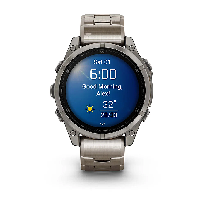 Fenix 8 Sapphire AMOLED 47 mm GPS Akıllı Saat - Vented Titanium - 3