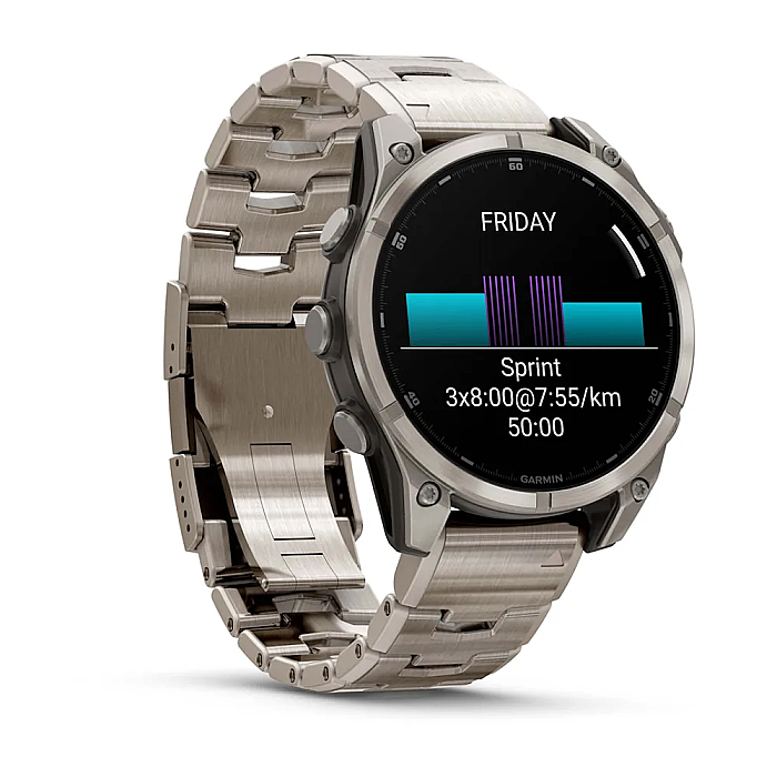 Fenix 8 Sapphire AMOLED 47 mm GPS Akıllı Saat - Vented Titanium - 4
