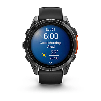 Fenix 8 AMOLED 47 mm GPS Akıllı Saat - Slate Gray/Black - 3