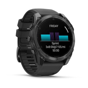 Fenix 8 AMOLED 51 mm GPS Akıllı Saat - Slate Gray/Black - 4