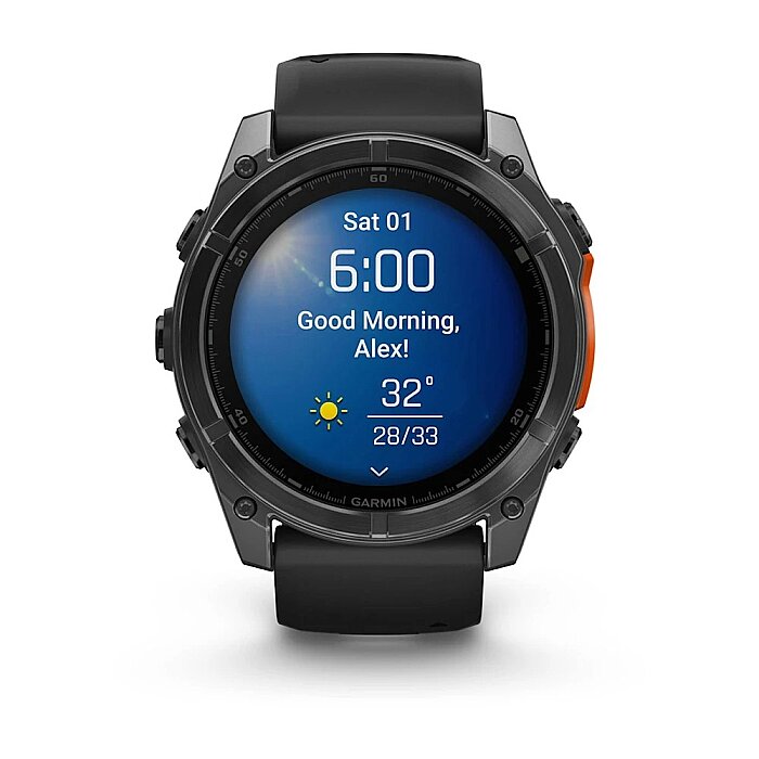Fenix 8 AMOLED 51 mm GPS Akıllı Saat - Slate Gray/Black - 3