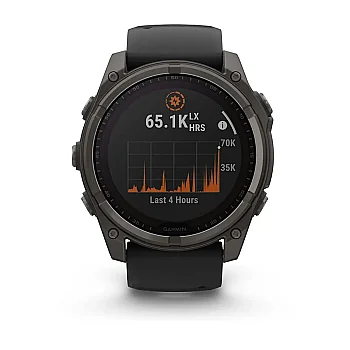 Fenix 8 Sapphire Solar 51 mm GPS Akıllı Saat – Black/Gray - 10