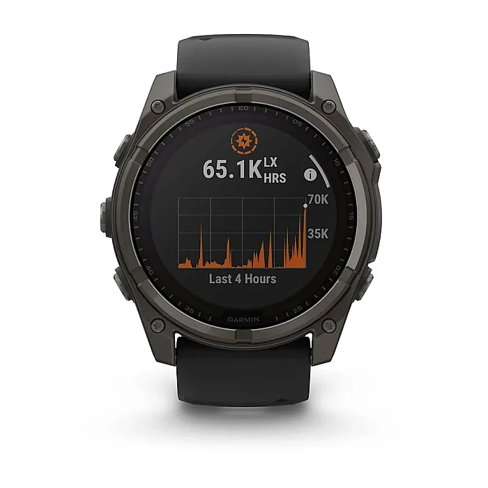 Fenix 8 Sapphire Solar 51 mm GPS Akıllı Saat – Black/Gray - 10