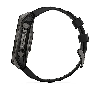 Fenix 8 Sapphire Solar 51 mm GPS Akıllı Saat – Black/Gray - 2