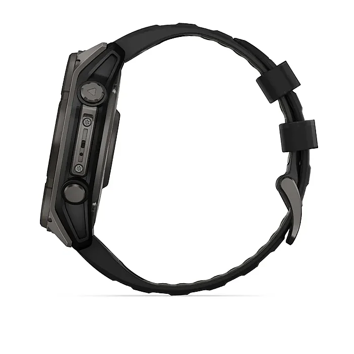 Fenix 8 Sapphire Solar 51 mm GPS Akıllı Saat – Black/Gray - 2
