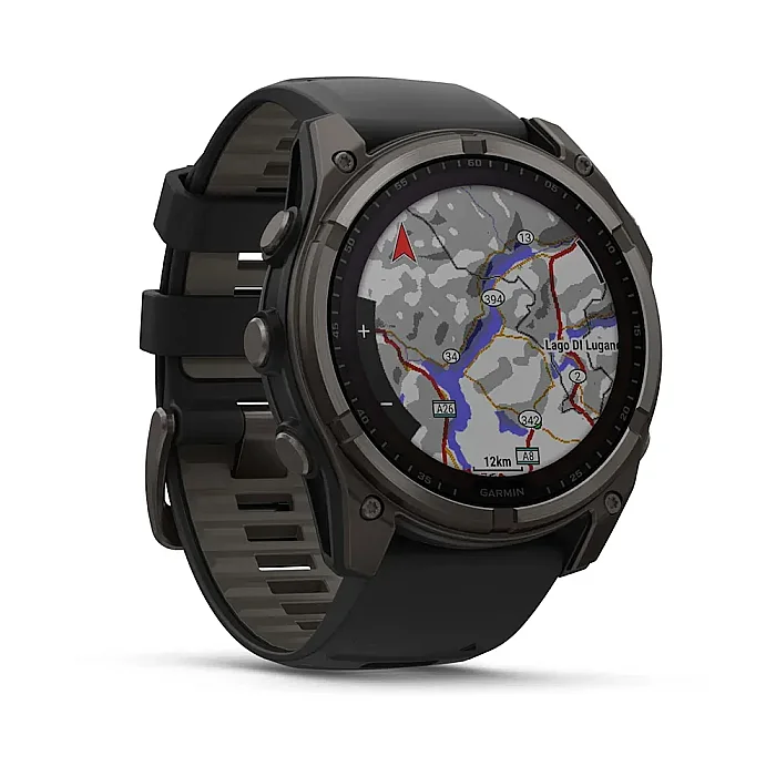 Fenix 8 Sapphire Solar 51 mm GPS Akıllı Saat – Black/Gray - 12