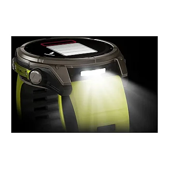Fenix 8 Sapphire Solar 51 mm GPS Akıllı Saat – Black/Amp Yellow - 3