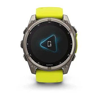 Fenix 8 Sapphire Solar 51 mm GPS Akıllı Saat – Black/Amp Yellow - 10