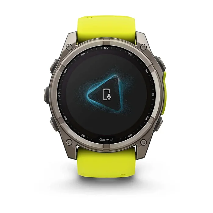 Fenix 8 Sapphire Solar 51 mm GPS Akıllı Saat – Black/Amp Yellow - 10