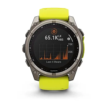 Fenix 8 Sapphire Solar 51 mm GPS Akıllı Saat – Black/Amp Yellow - 12