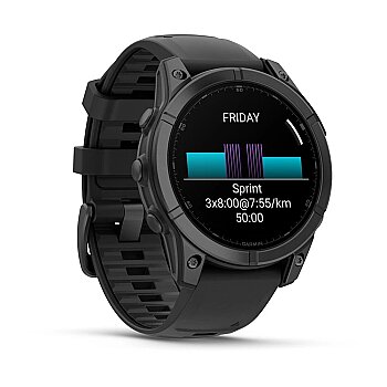 Fenix E AMOLED 47 mm GPS Akıllı Saat - Slate Gray/Black - 4