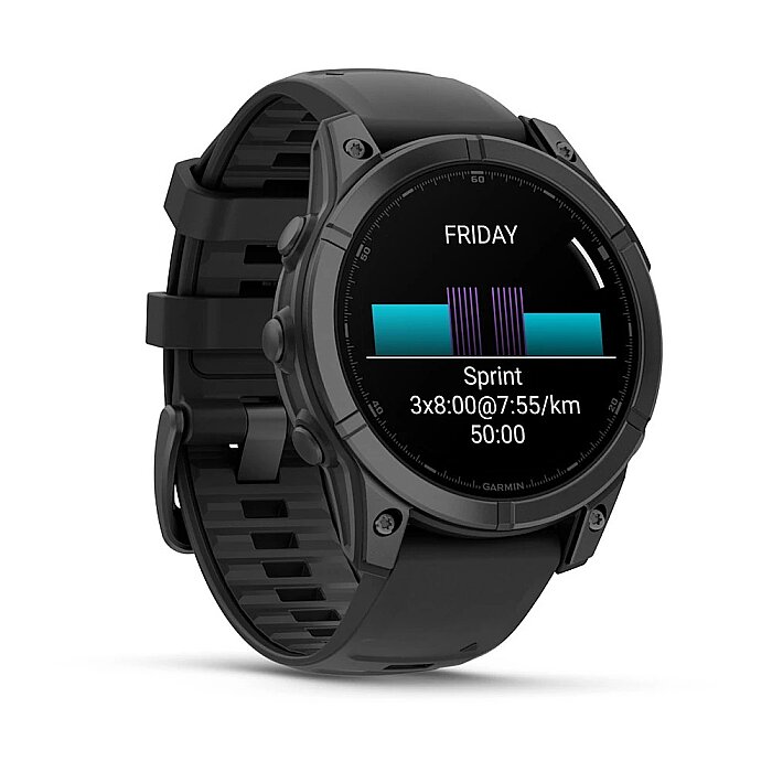 Fenix E AMOLED 47 mm GPS Akıllı Saat - Slate Gray/Black - 4