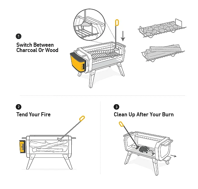 FirePit FirePoker Ateş & Yakıt Karıştırıcı - 5