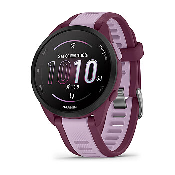 Forerunner 165 Music AMOLED 43 mm GPS Koşu Saati - Berry/Lilac - Garmin