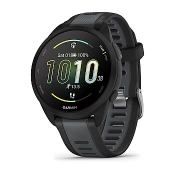 Forerunner 165 Music AMOLED 43 mm GPS Koşu Saati - Slate Gray/Black - Garmin