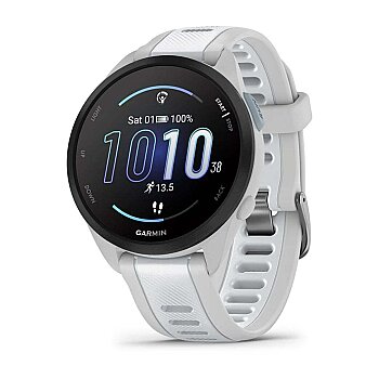 Forerunner 165 AMOLED 43 mm GPS Koşu Saati - Mist Gray/Whitestone - Garmin