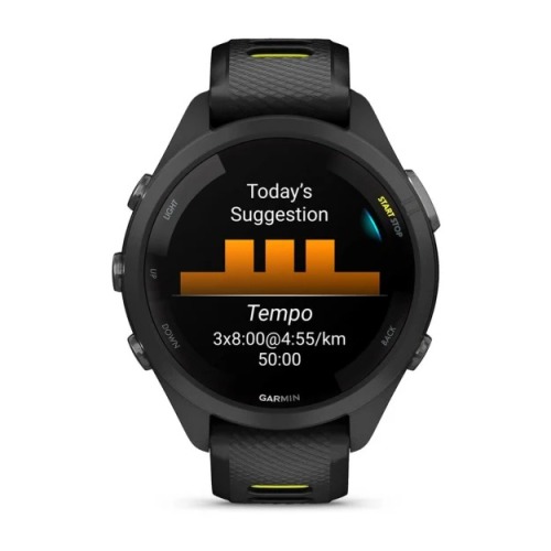 Forerunner 265S AMOLED GPS Akıllı Koşu Saati - Black/Amp Yellow - 5