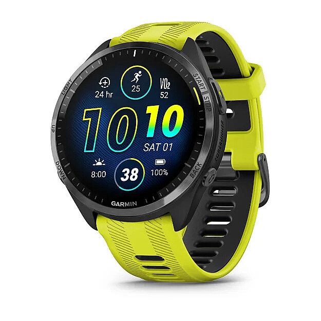 Forerunner 965 AMOLED GPS Triatlon ve Koşu Saati - Black/Amp Yellow - 1