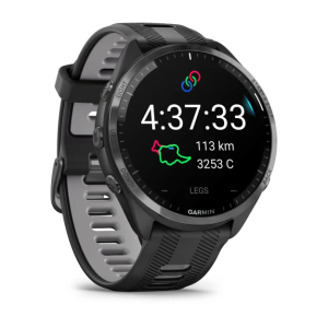 Forerunner 965 AMOLED GPS Triatlon ve Koşu Saati - Black/Powder Gray Titanium - 4