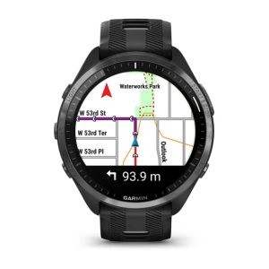 Forerunner 965 AMOLED GPS Triatlon ve Koşu Saati - Black/Powder Gray Titanium - 5