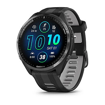 Forerunner 965 AMOLED GPS Triatlon ve Koşu Saati - Black/Powder Gray Titanium - Garmin