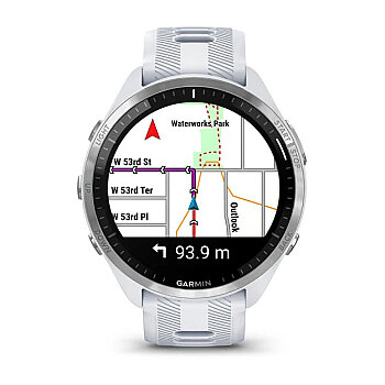 Forerunner 965 AMOLED GPS Triatlon ve Koşu Saati - Whitestone/Powder Gray - 5