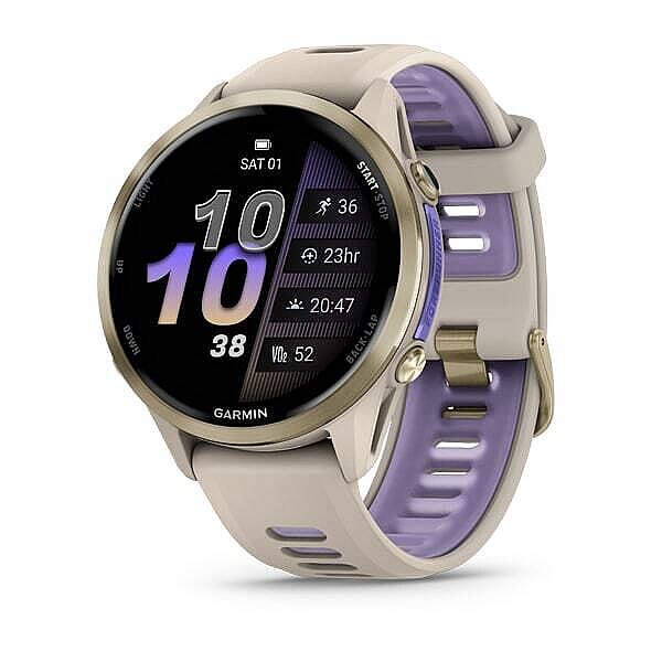 Forerunner 970 AMOLED 47 mm GPS Koşu Saati - Soft Gold/Indigo - 1