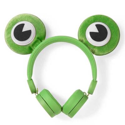 Freddy Frog Animaticks Yeşil Çıkarılabilir Aksesuarlı Kulak Üstü Çocuk Kulaklığı - 3