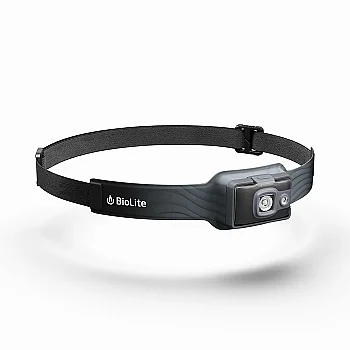 HeadLamp 325 Ultra Hafif USB Şarjlı Kafa Lambası - Midnight Grey - BioLite