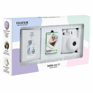Instax mini 12 Beyaz Fotoğraf Makinesi 10'lu Film ve PVC Albüm Bundle Box - 2
