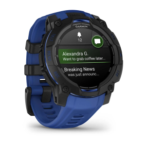 Instinct 3 AMOLED 45 mm GPS Akıllı Saat - Bolt Blue/Black - Garmin
