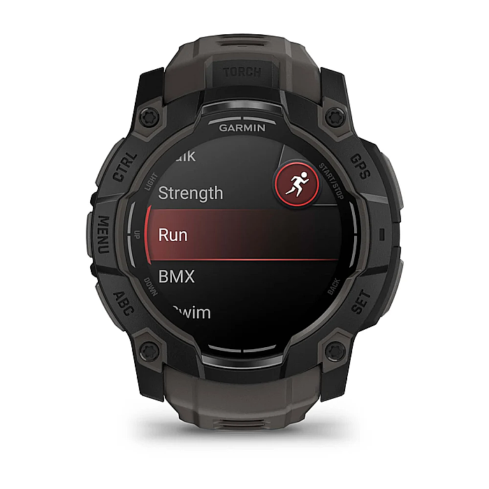 Instinct 3 AMOLED 50 mm GPS Akıllı Saat - Black/Charcoal - 3