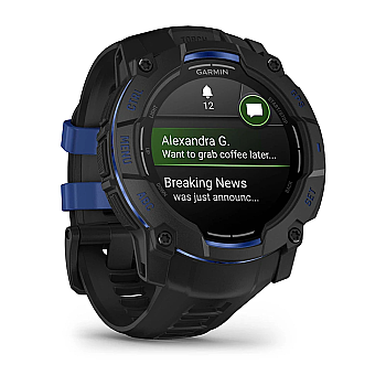 Instinct 3 AMOLED 50 mm GPS Akıllı Saat - Bolt Blue/Black - Garmin
