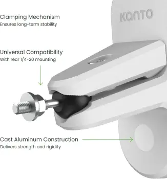 SPW3W - Evrensel Uydu Hoparlör Duvar Montaj Braketi - Beyaz - 3