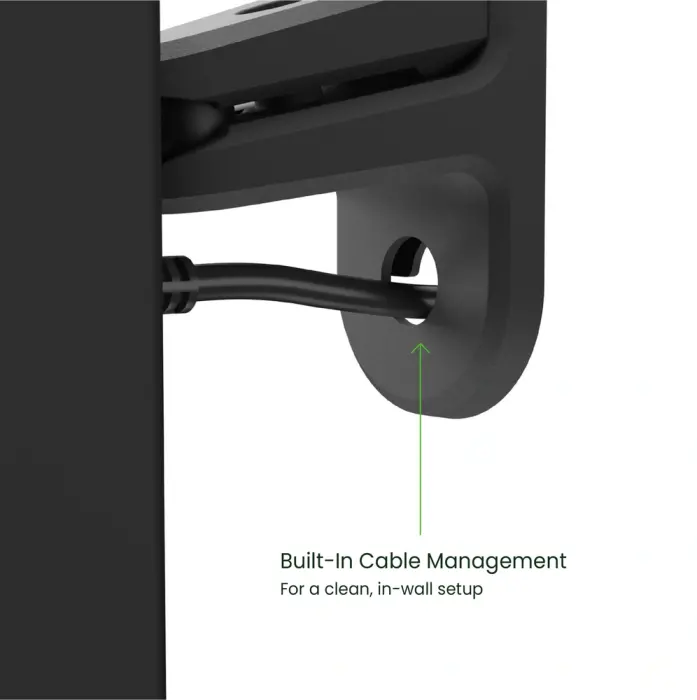 SPW3 - Evrensel Uydu Hoparlör Duvar Montaj Braketi - Siyah - 3